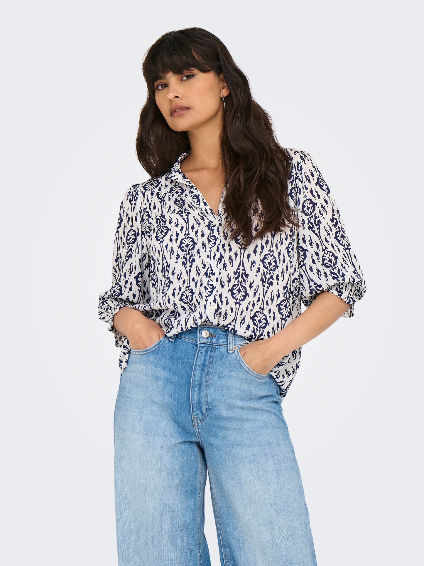 ONLRAYA 3/4 SHIRT WVN NOOS