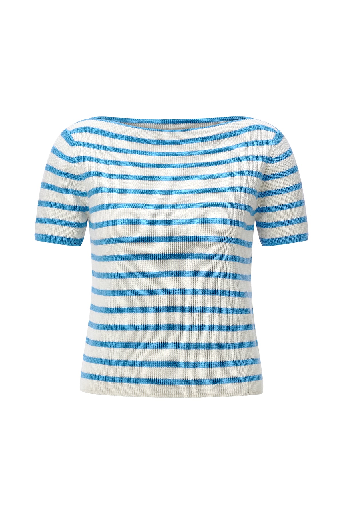Boat NK SH SLVS Stripe SW
