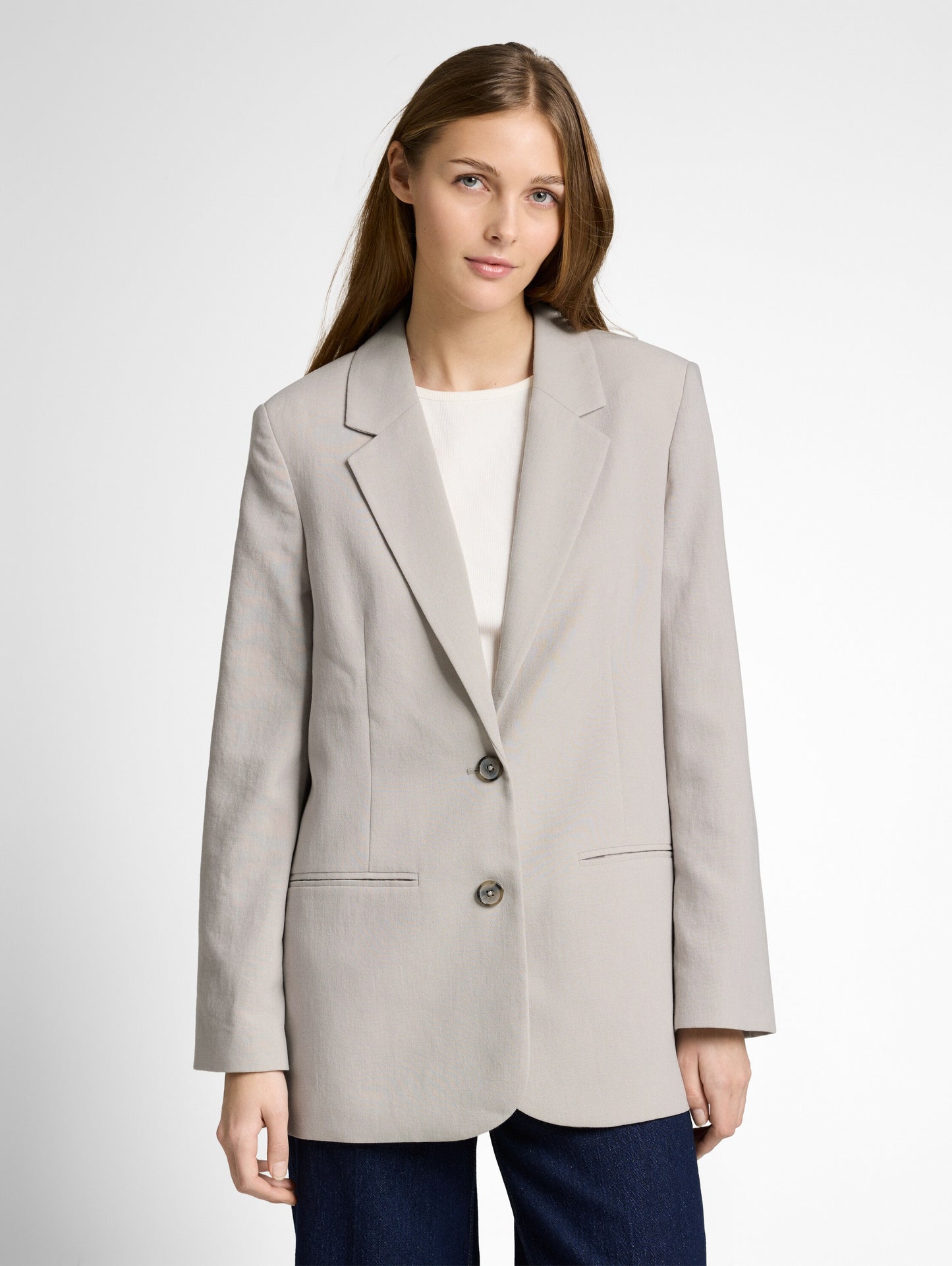 Regular Fit Blazer mit Paspeltaschen