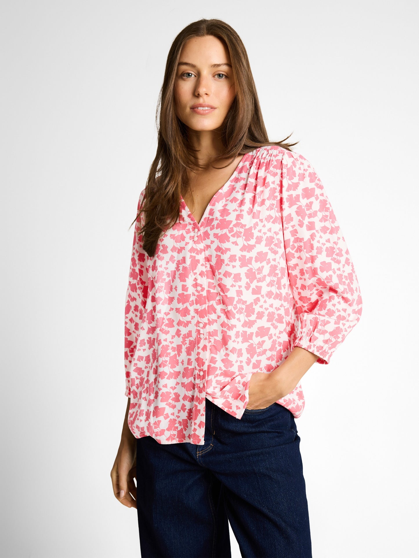 Bluse aus Viskose
