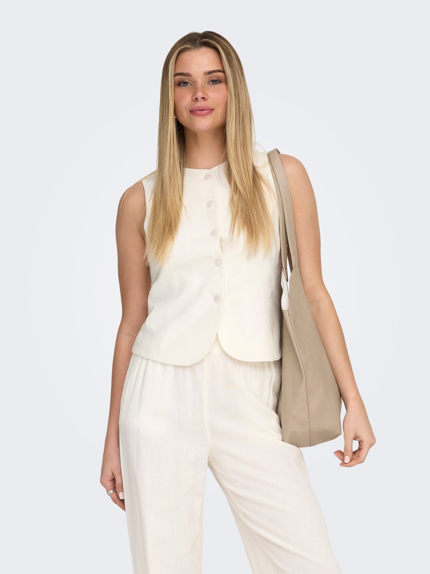 ONLGOA S/L LINEN BL WAISTCOAT CC TLR