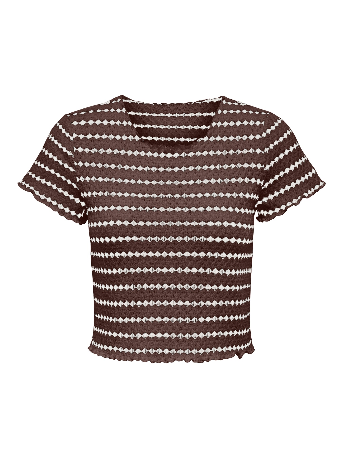 ONLEVA STRIPE S/S TOP CS JRS