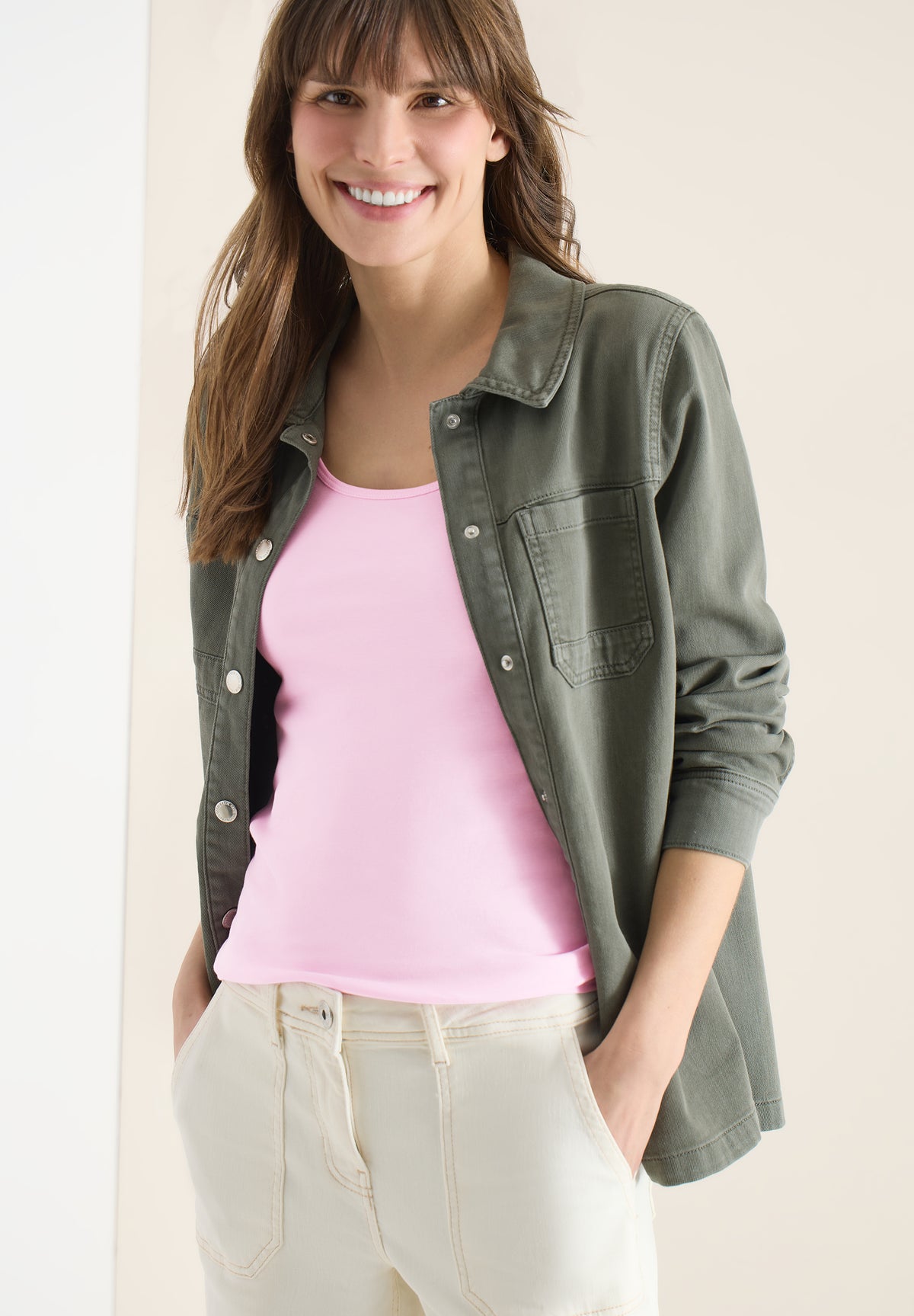 Basic Top aus reiner Baumwolle