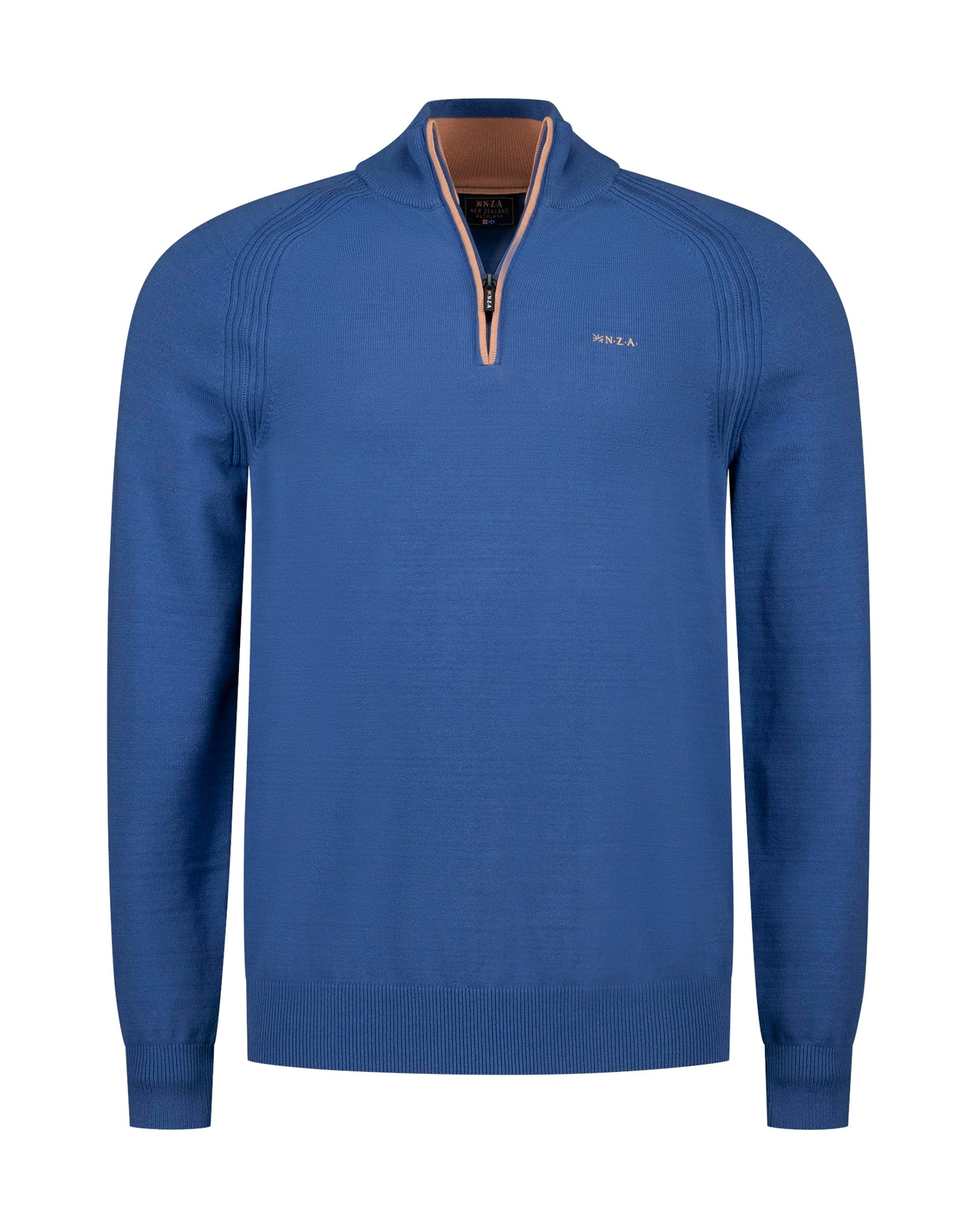 PULLOVER HALF ZIP, CLASSIC BLUE