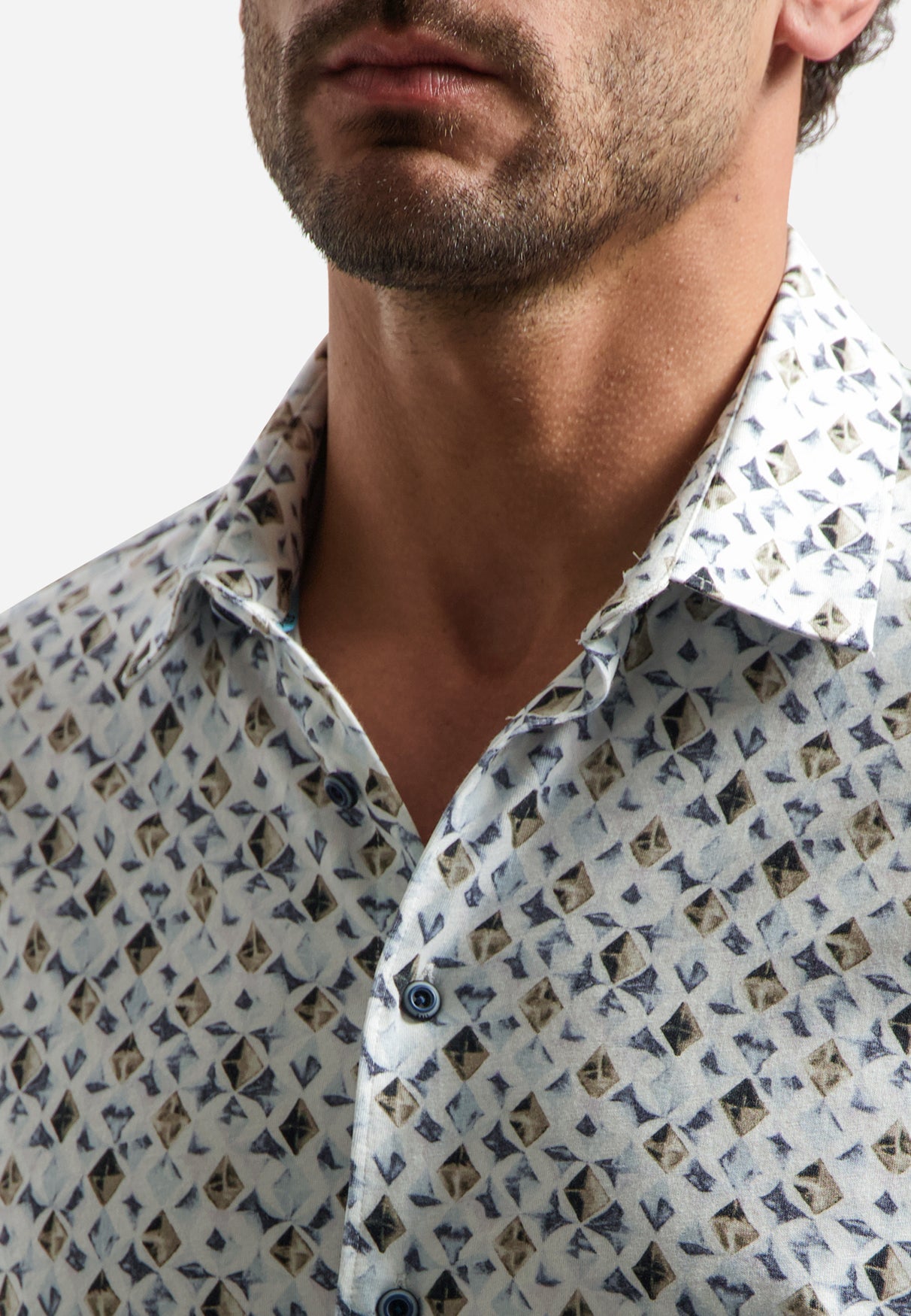 Shirt Short Sleeve Jersey Allover Printed