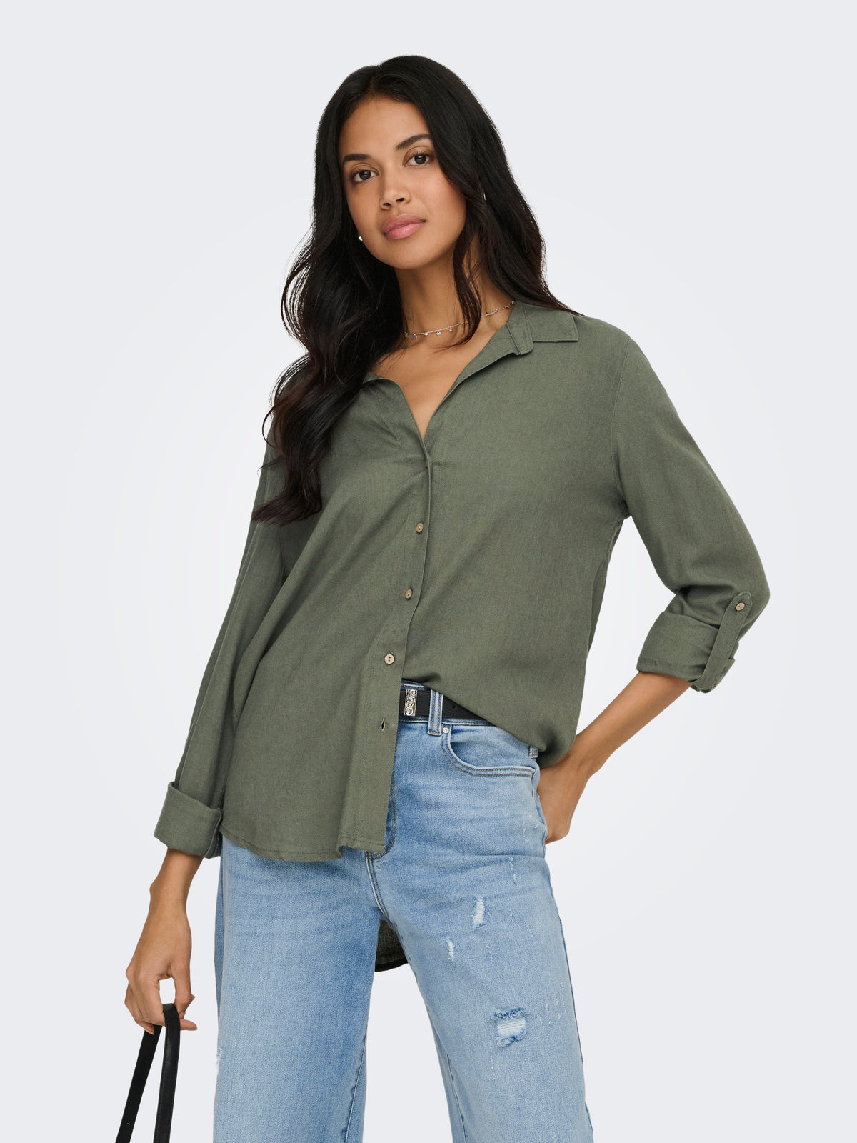 ONLGOA 3/4 STRAP LINEN BL SHIRT CC PNT
