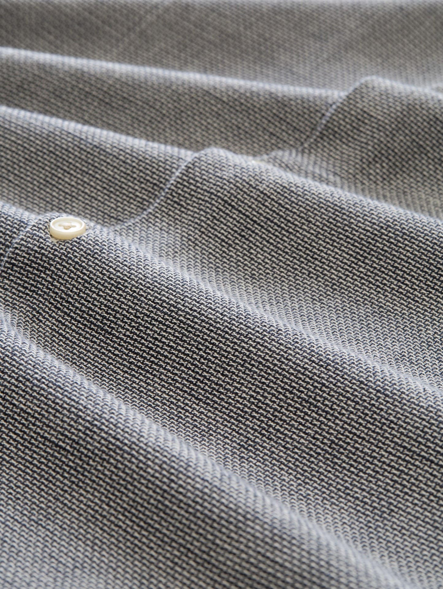 Relaxed Fit Kurzarmhemd mit Struktur