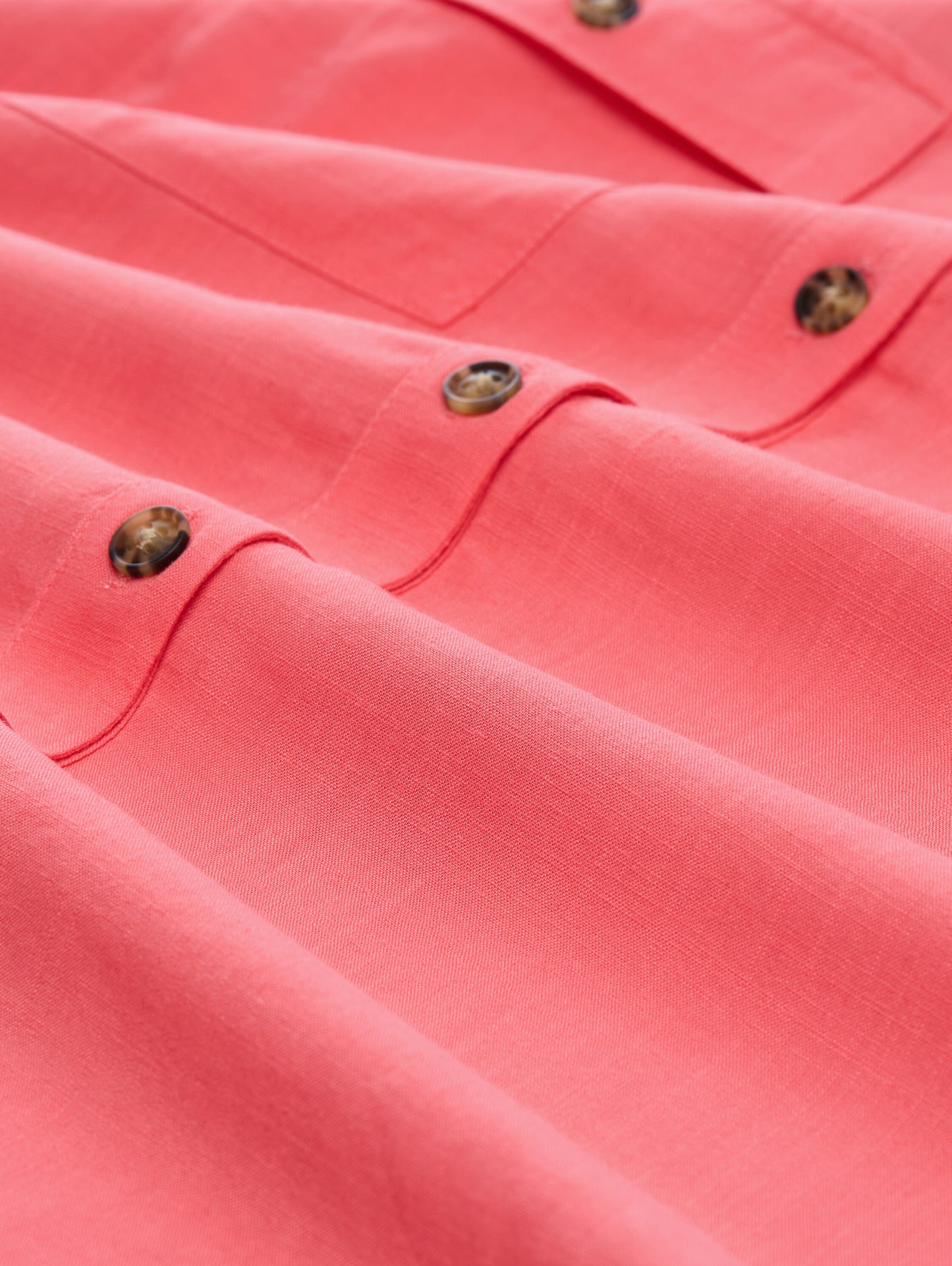 Loose Fit Bluse mit Taschen