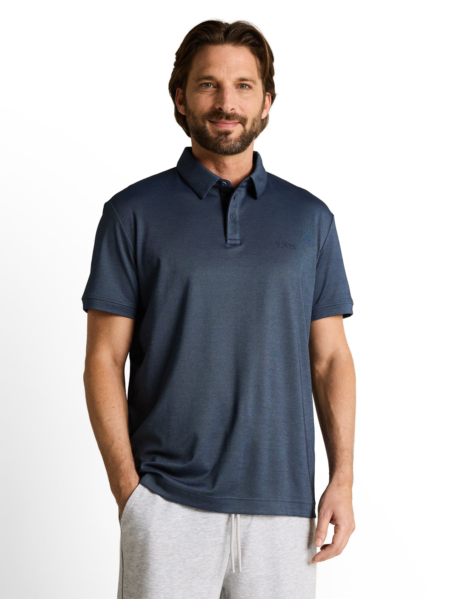 Poloshirt mit Logo-Print