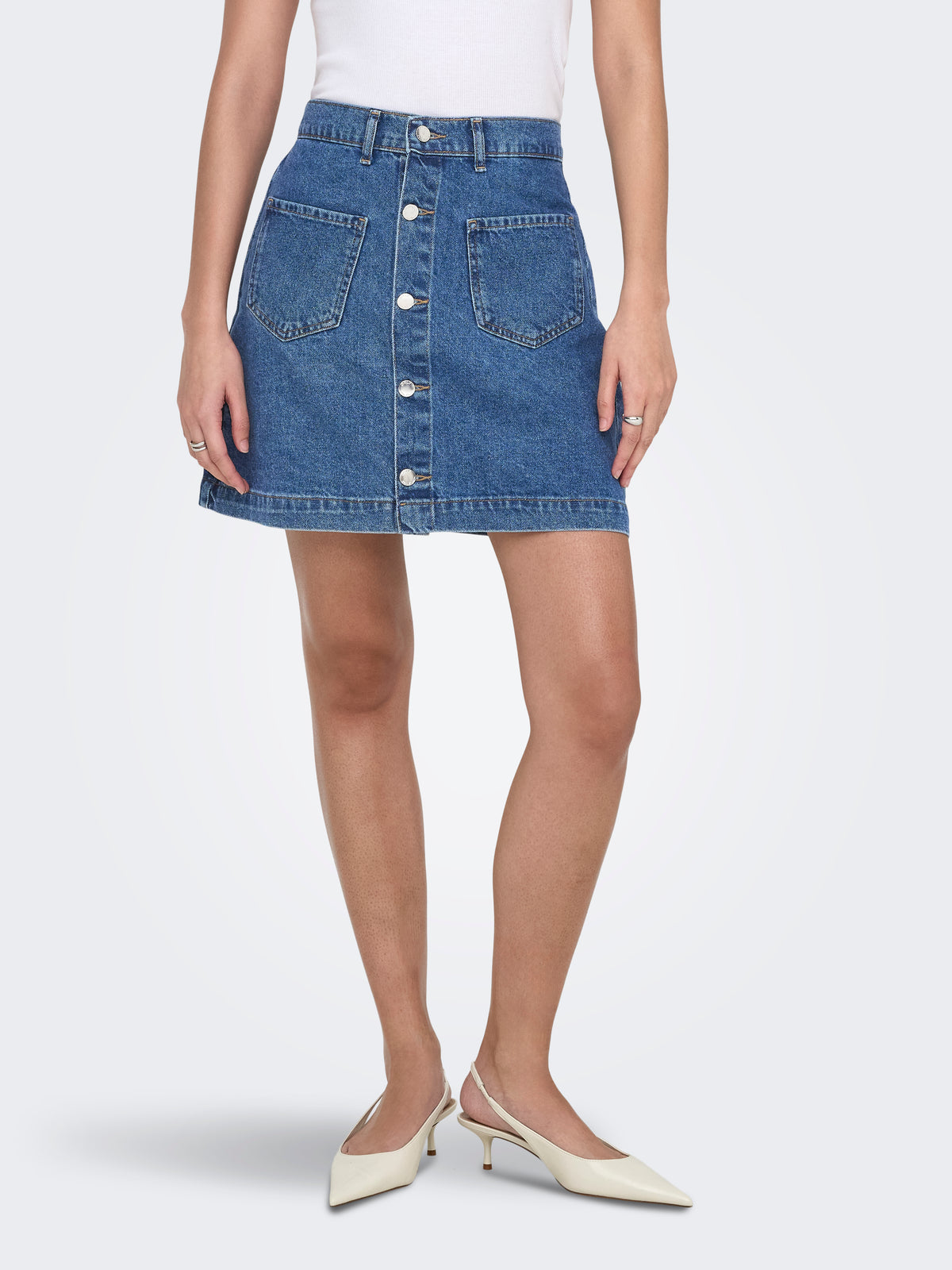 ONLAMAZING HW SKIRT TAI DNM NOOS