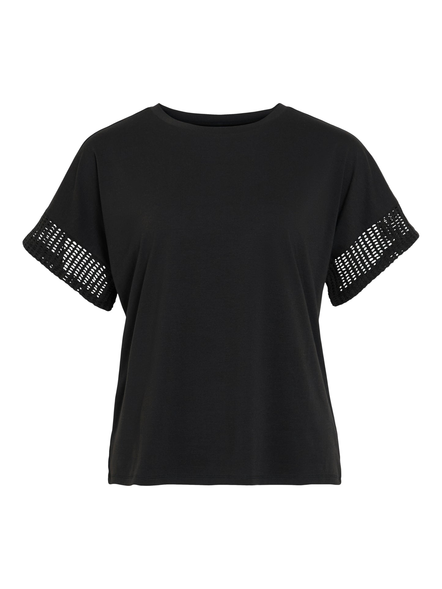 VIZIMA CROCHET O-NECK S/S TOP