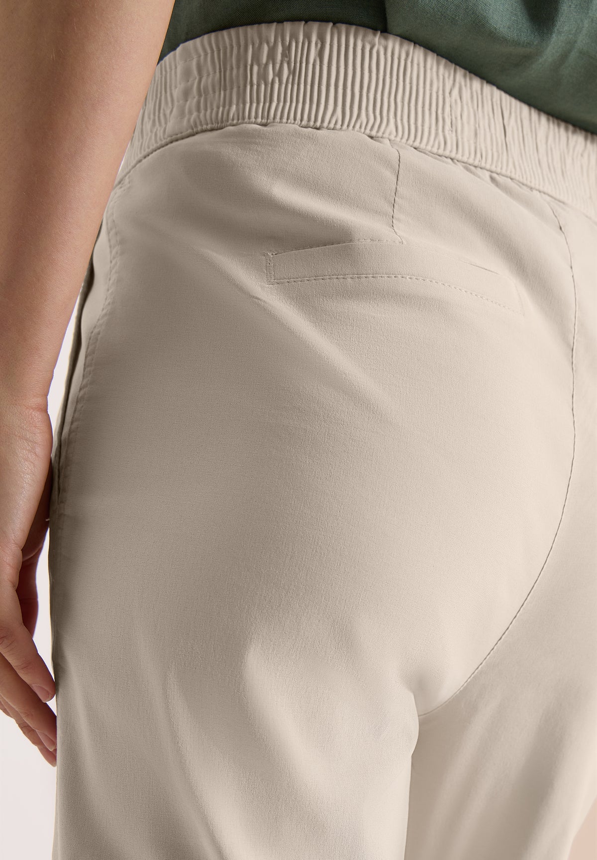 7/8 High Waist Wide Leg Hose im Loose Fit