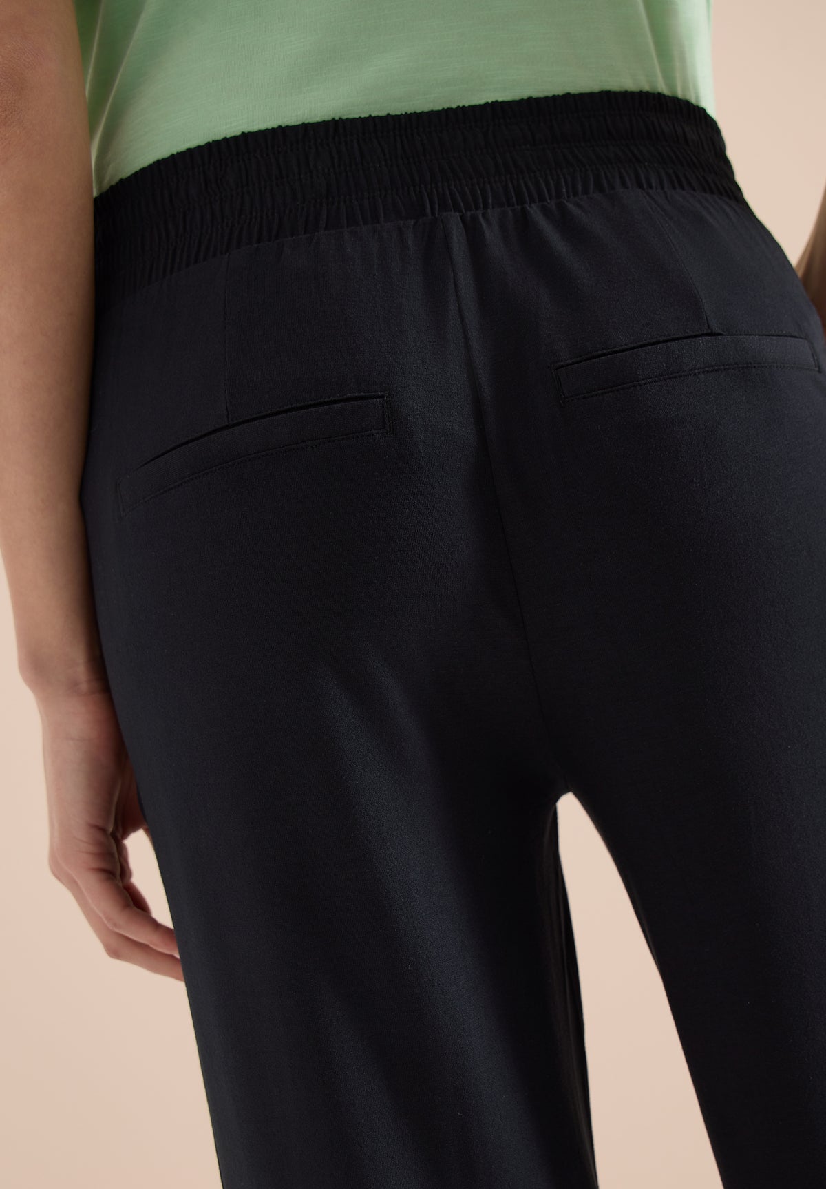 3/4 High Waist Wide Leg Hose im Loose Fit
