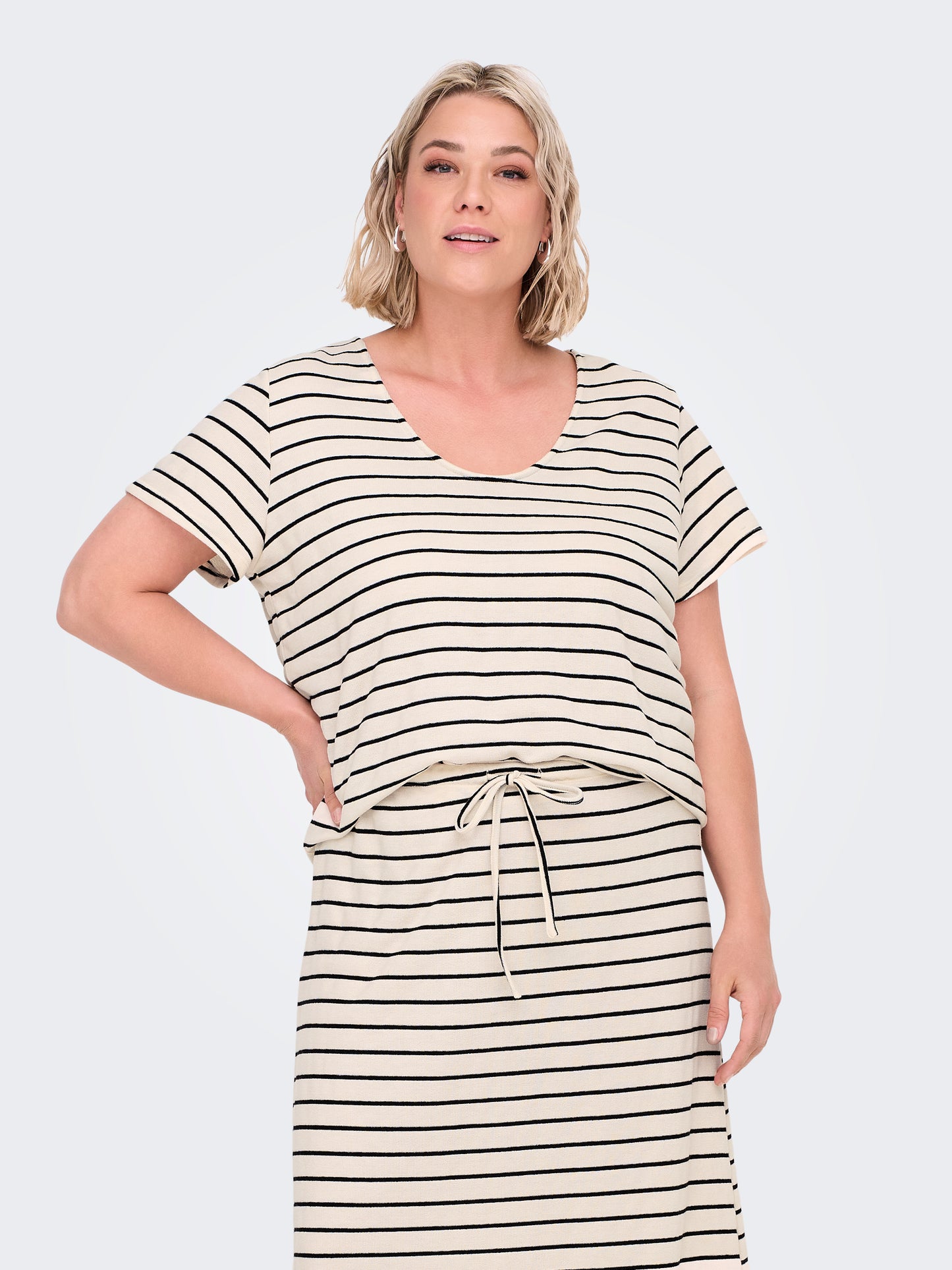 CARJANA S/S MIX SWEAT TOP JRS