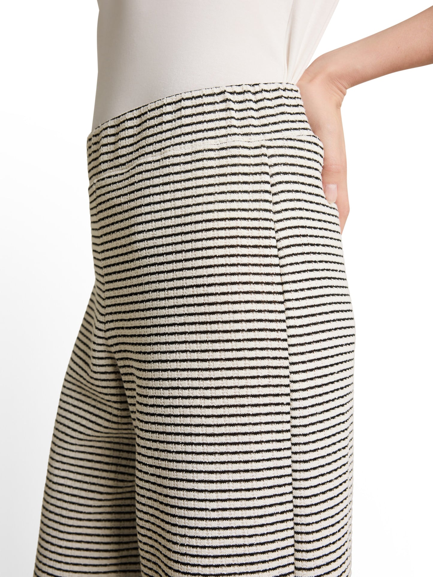 Wide Leg Strickhose