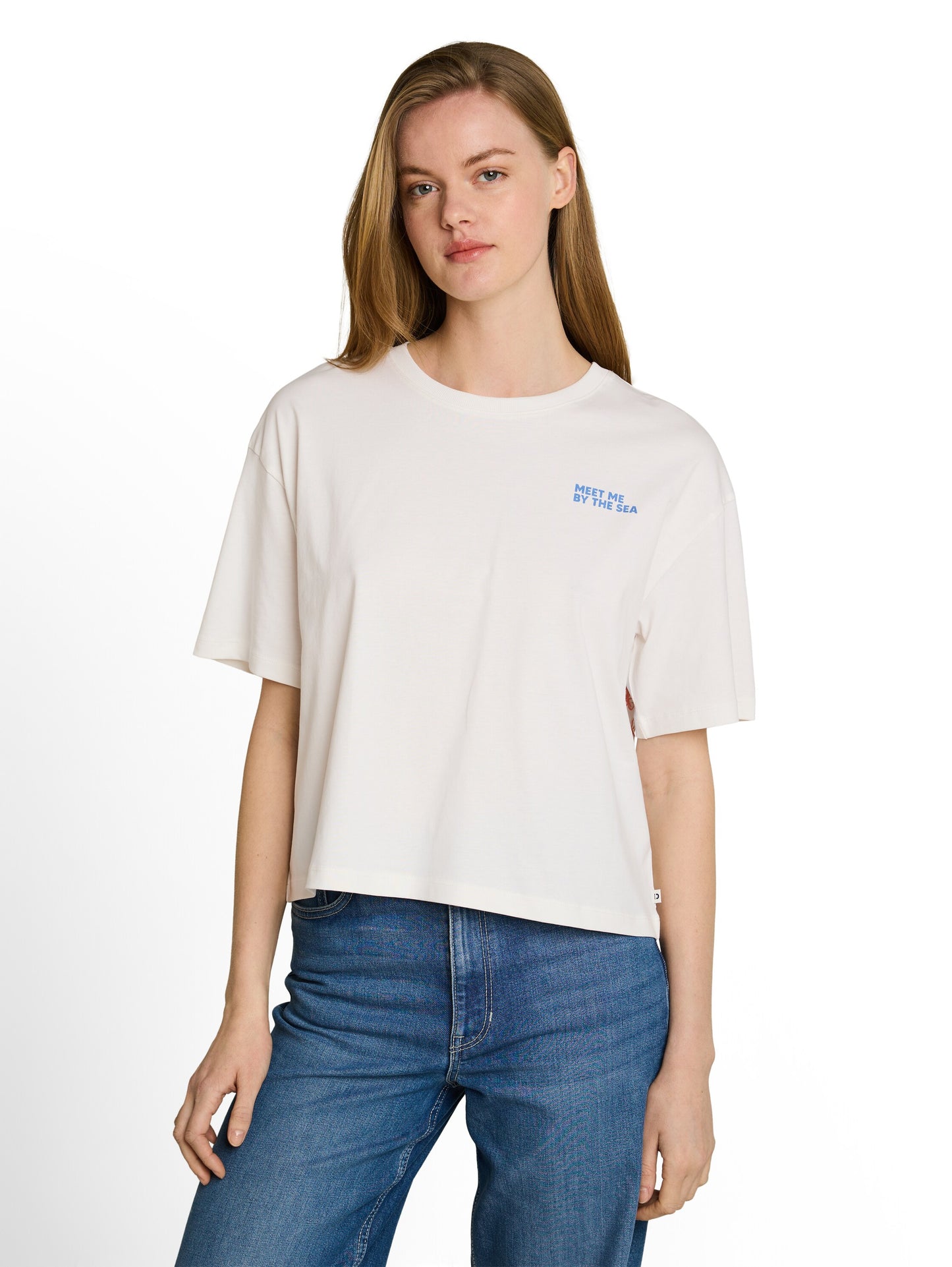 Boxy Fit T-Shirt mit Rückenprint