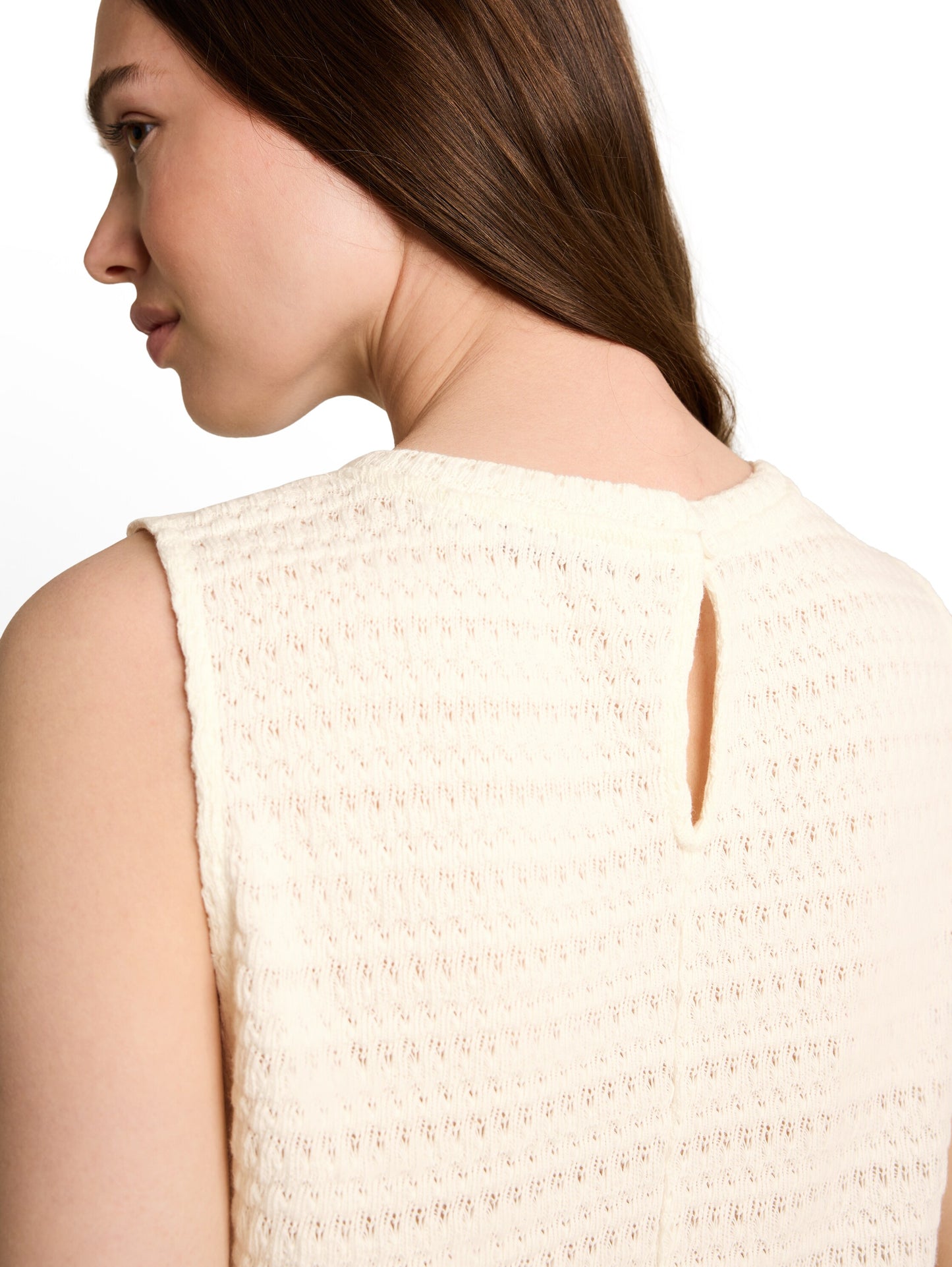 Loose Fit Stricktop aus Baumwolle