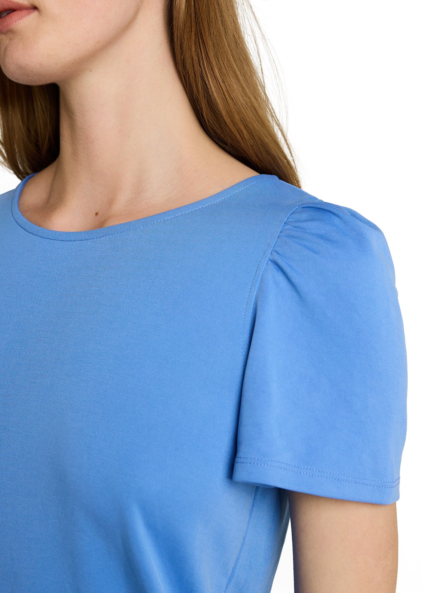 Loose Fit T-Shirt mit Raffungen