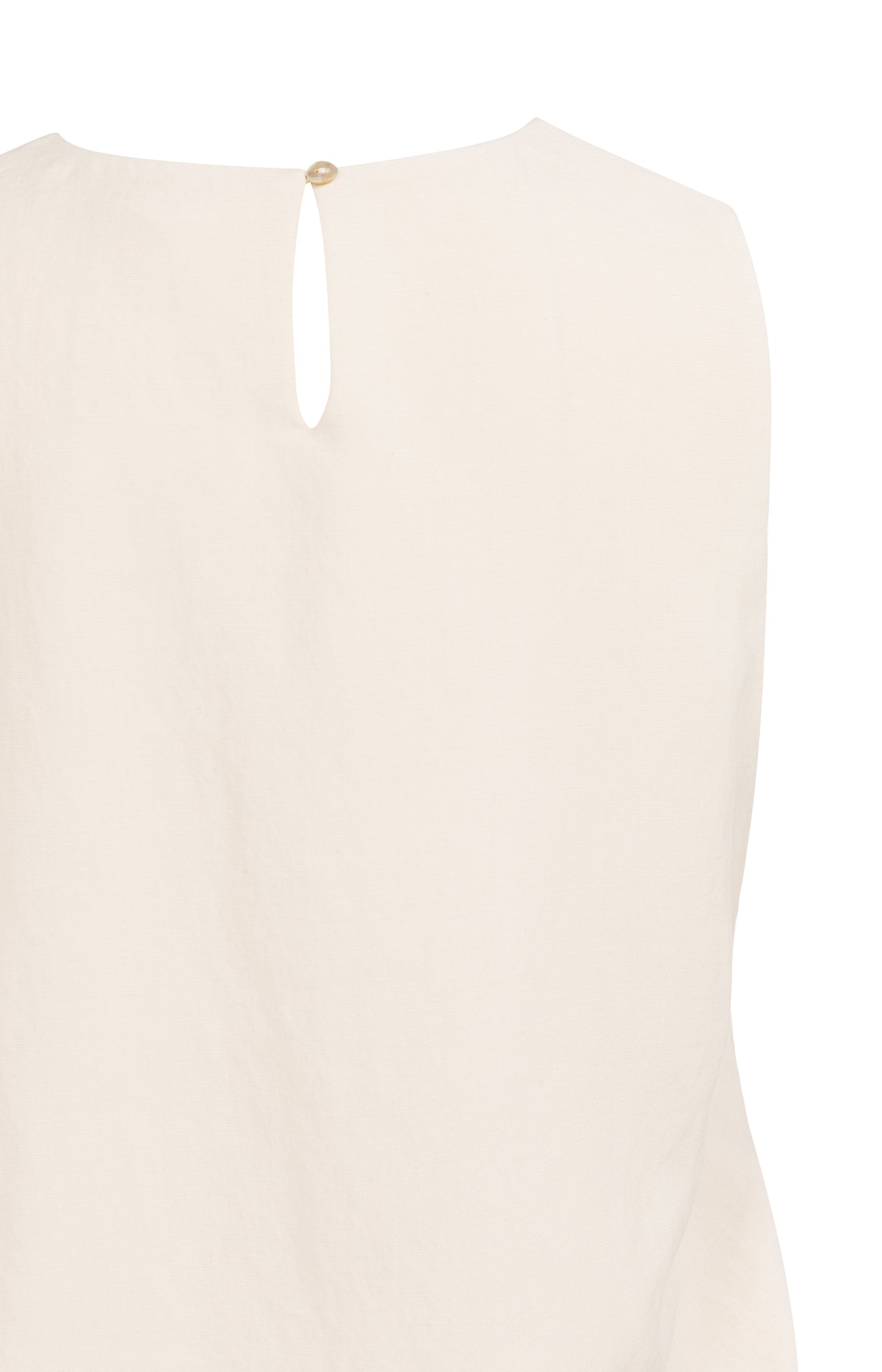 Woven balloon top, CLOUD CREME WHITE