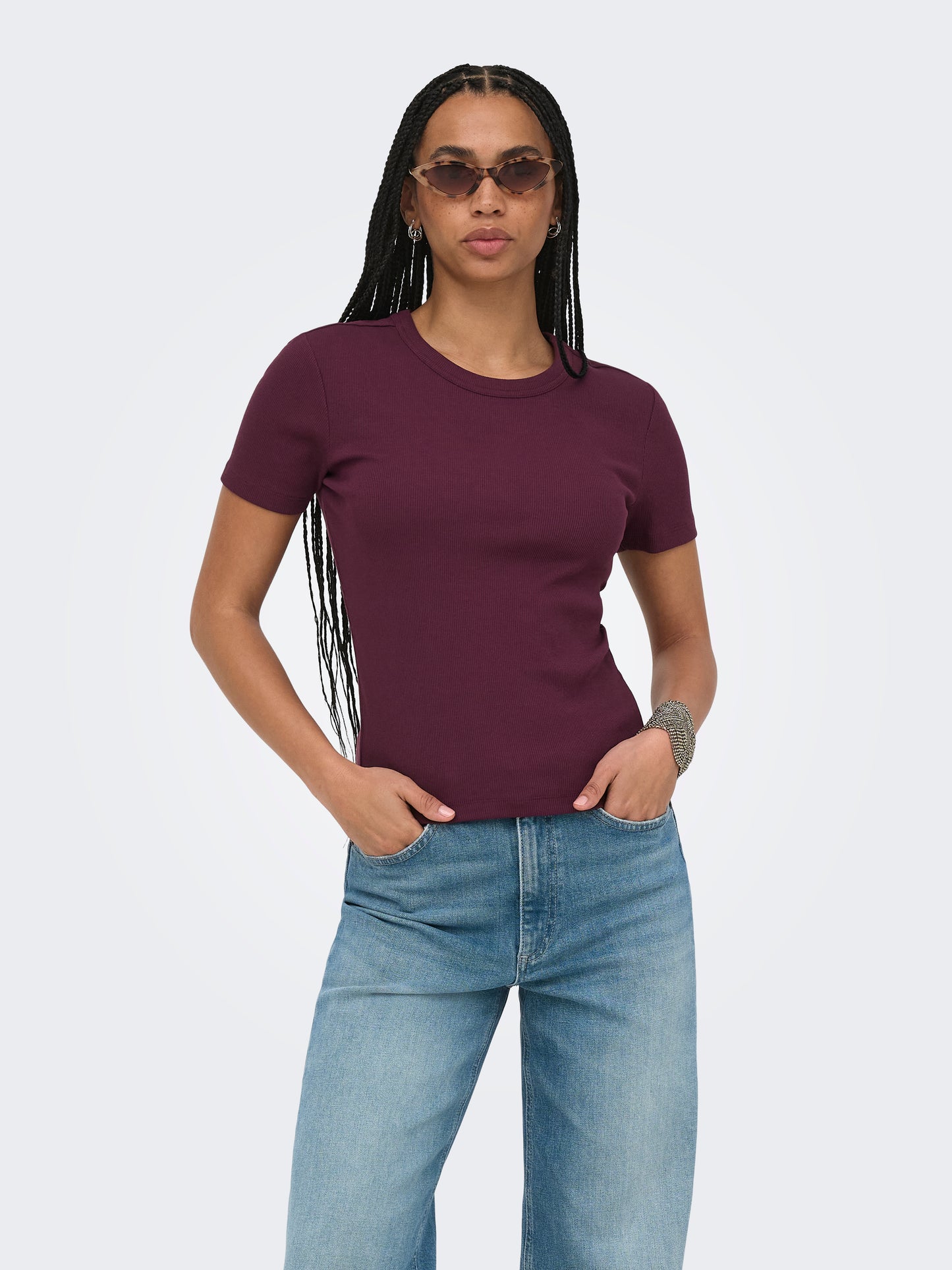 ONLVAL S/S O-NECK SOLID TOP JRS NOOS
