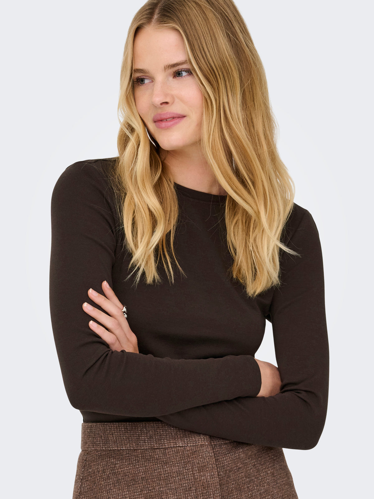 ONLRILEY O-NECK L/S TOP JRS NOOS