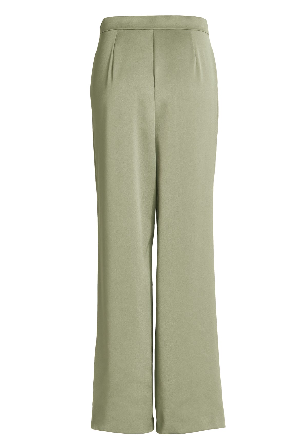 Hose aus Satin mit geradem Bein