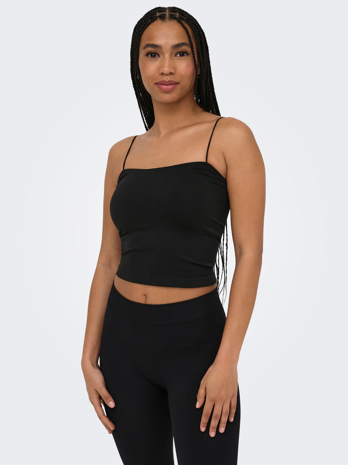 ONLBELLA SEAMLESS PADDED CROP TOP ACC