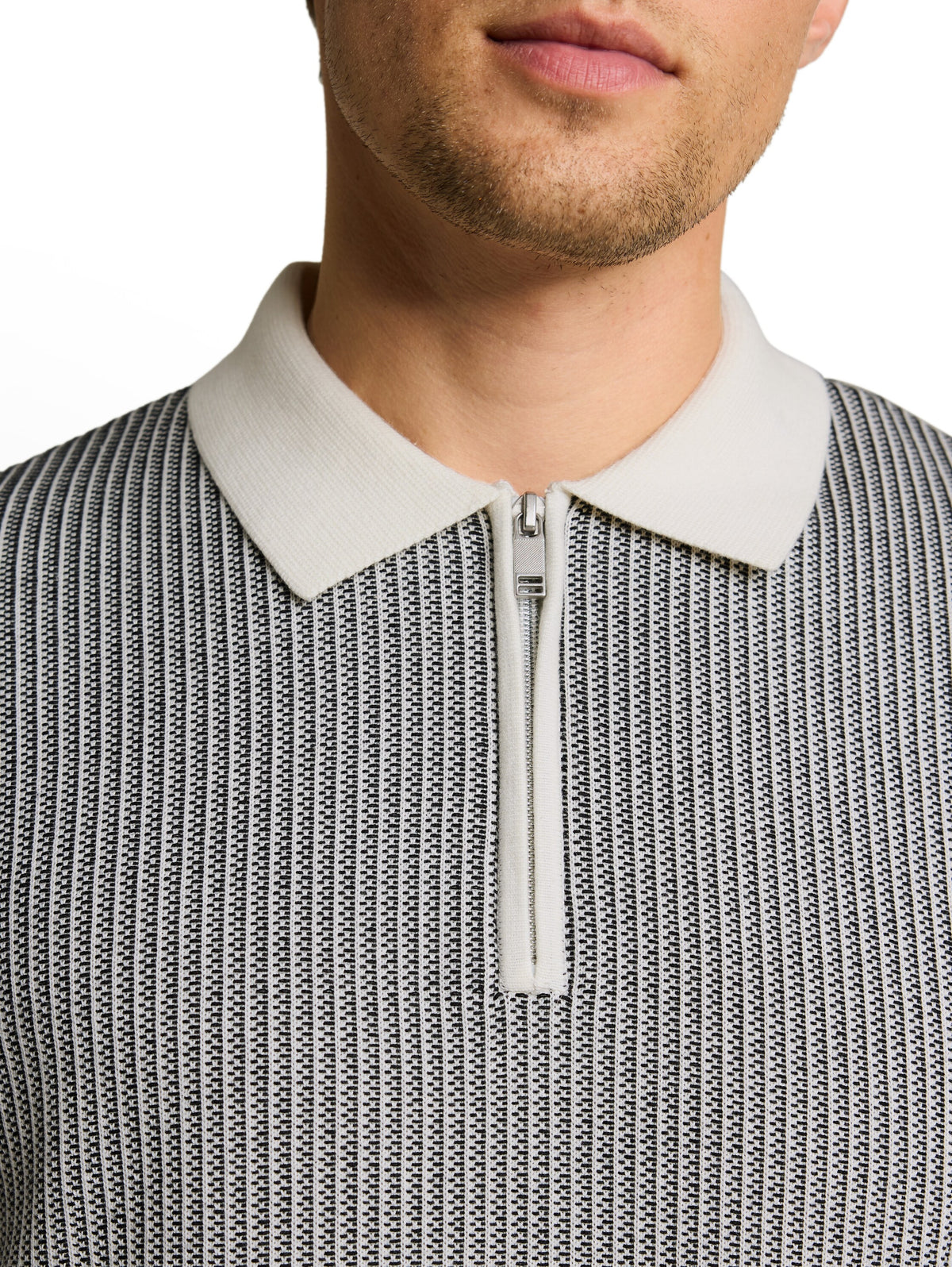 Loose Fit Strickpullover mit Streifen