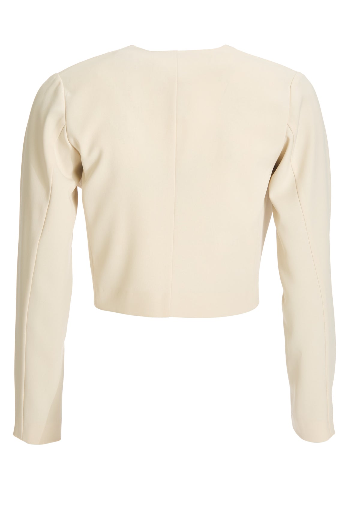Verkürzter Blazer aus Webware