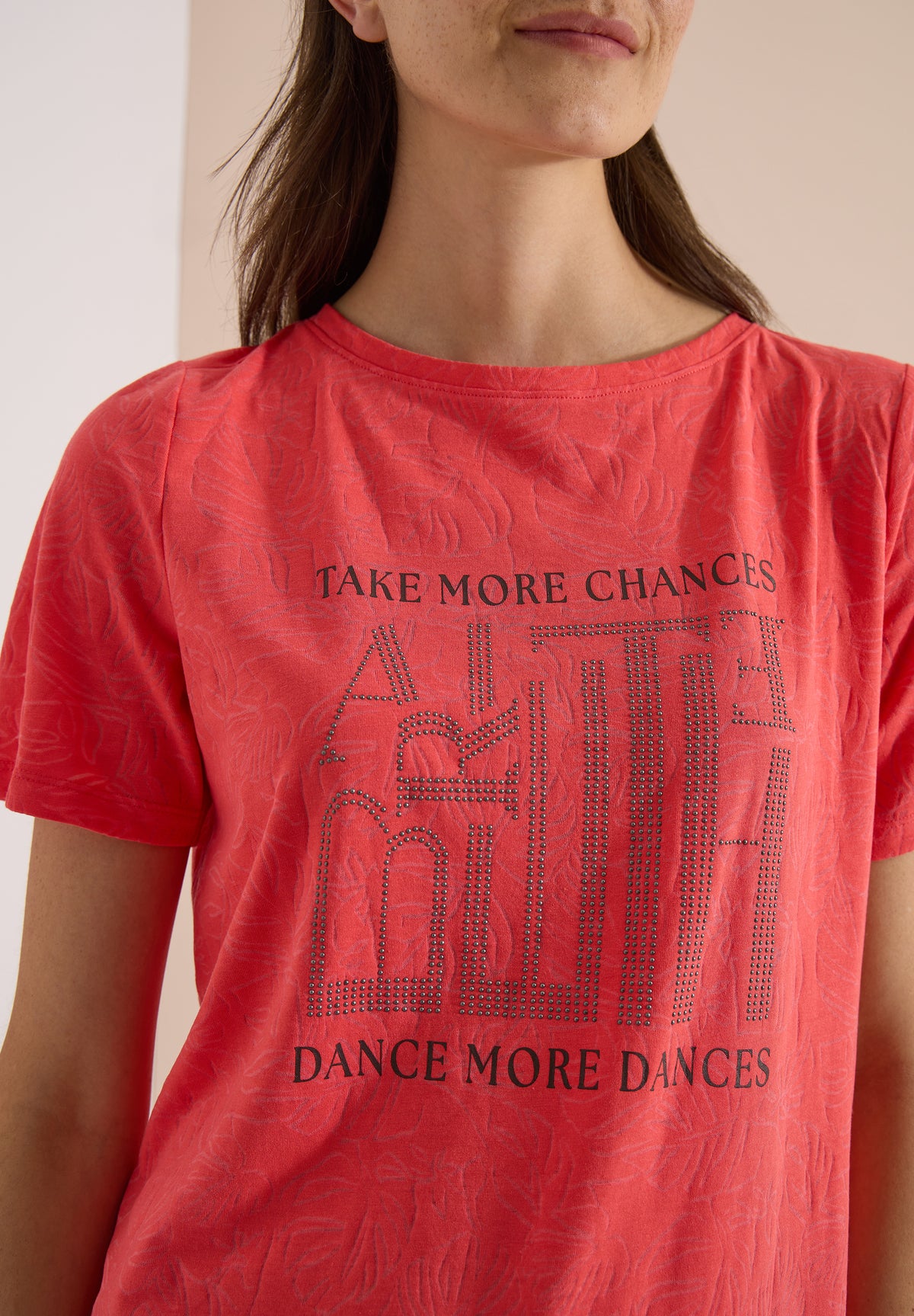 T-Shirt in Ausbrenner-Optik
