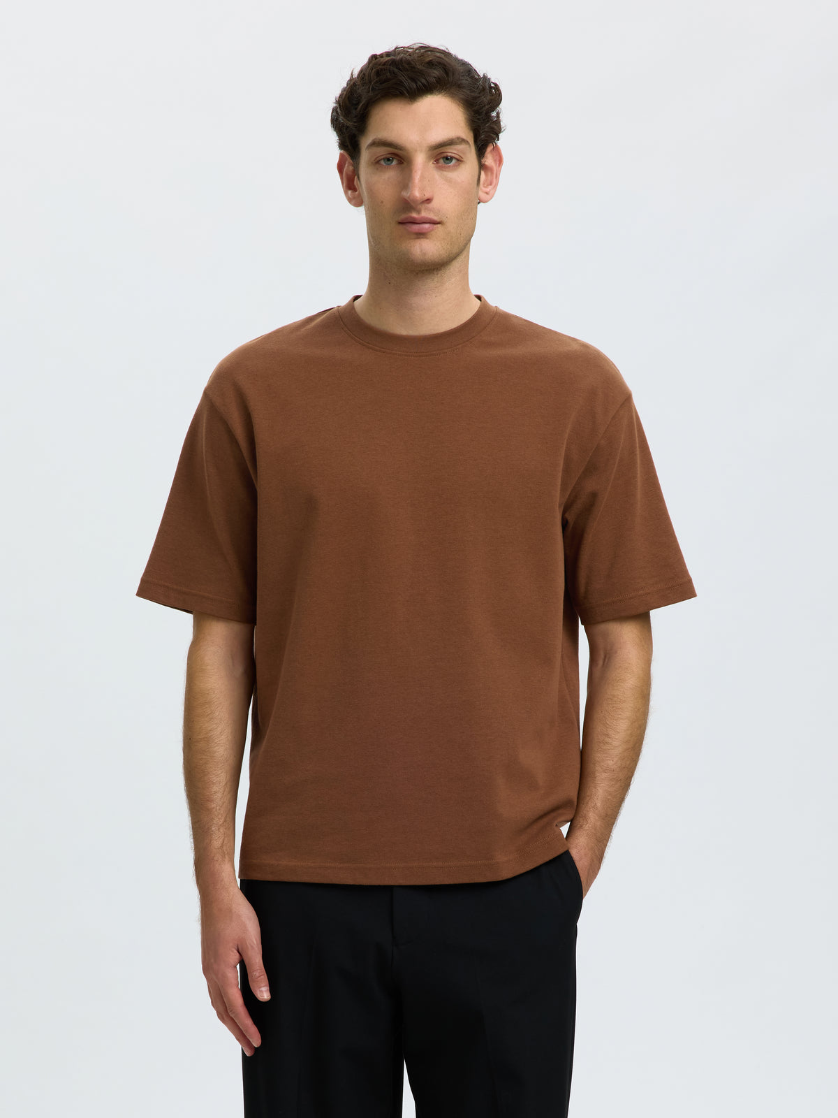 SLMLOOSEOSCAR SS O-NECK TEE NOOS
