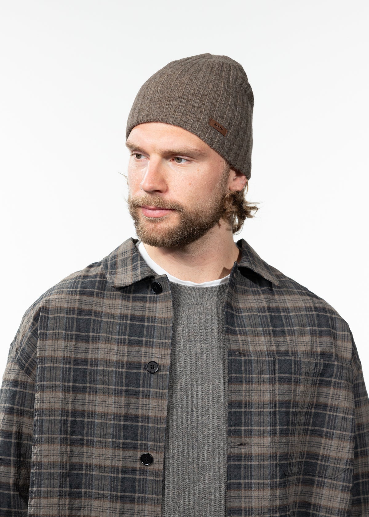 Haakon Beanie, heather brown