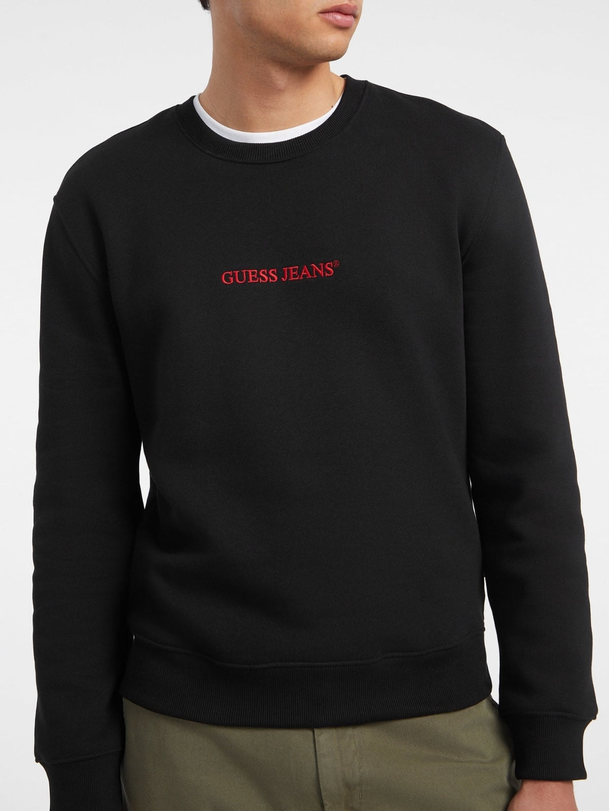 GJ CN SLIM LOGO EMB SWEAT
