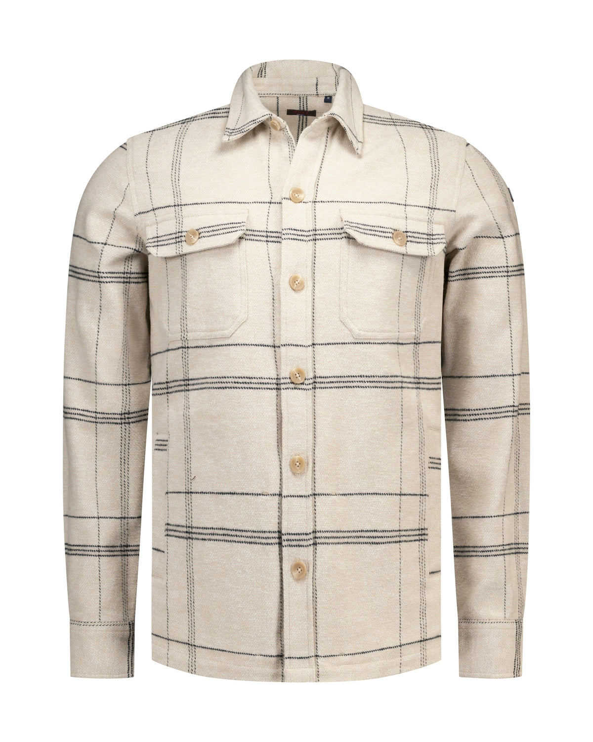 SHIRT OVERSHIRT, TAN SAND MELANGE