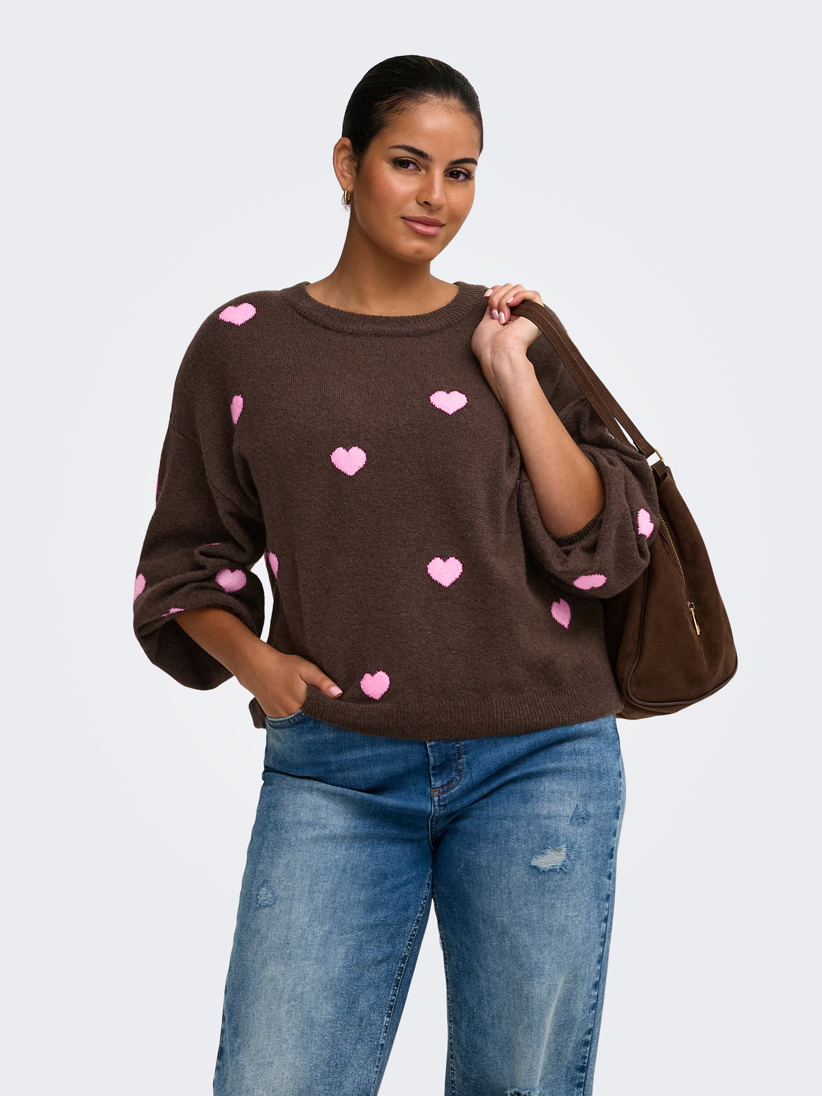 CARRICA LS DETAIL O-NECK KNT