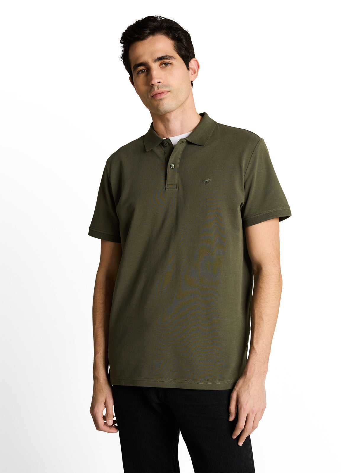 Piqué Poloshirt mit Logo-Stickerei