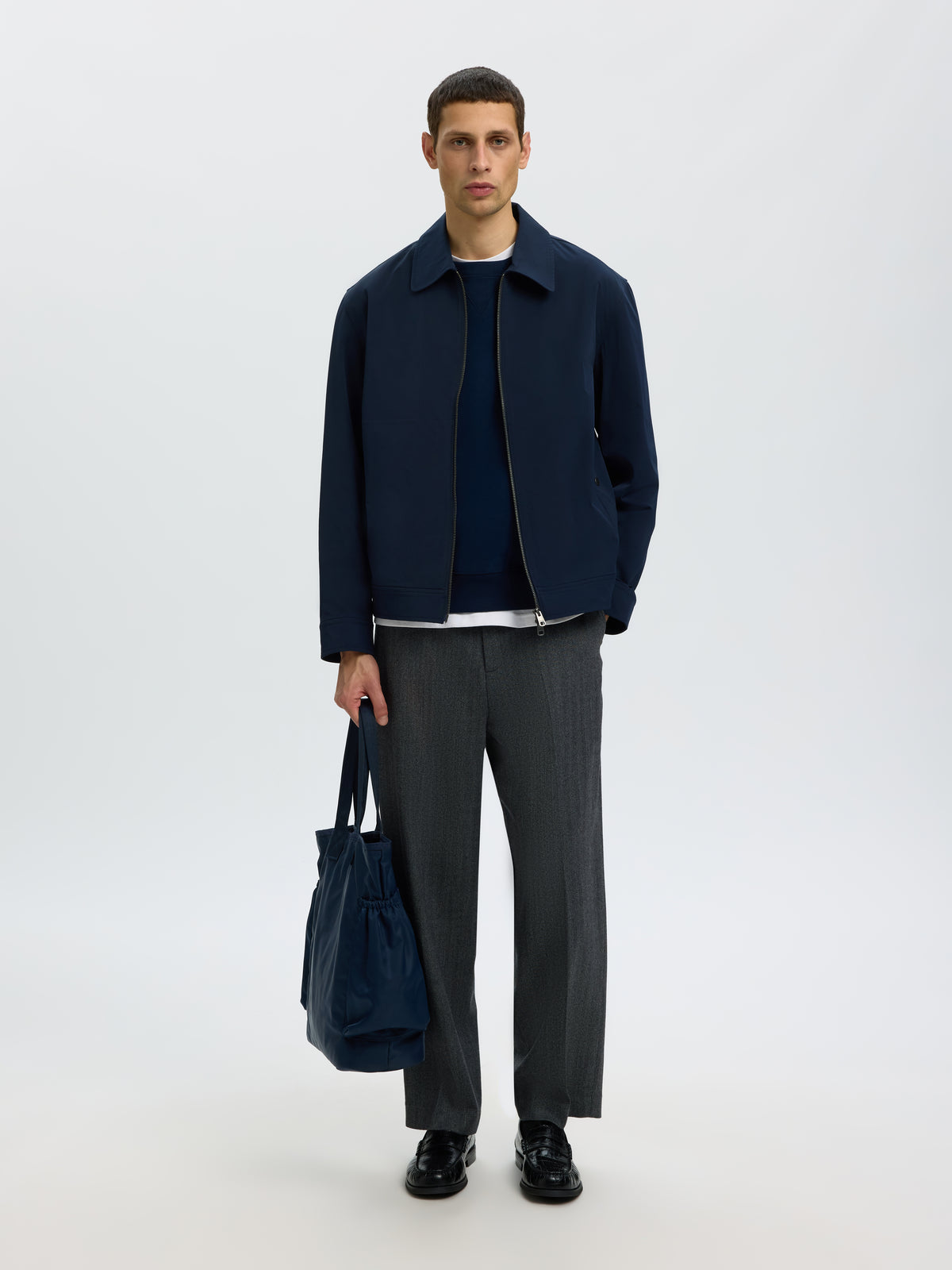 SLMRELAXGRANT LS CREW NECK SWEAT