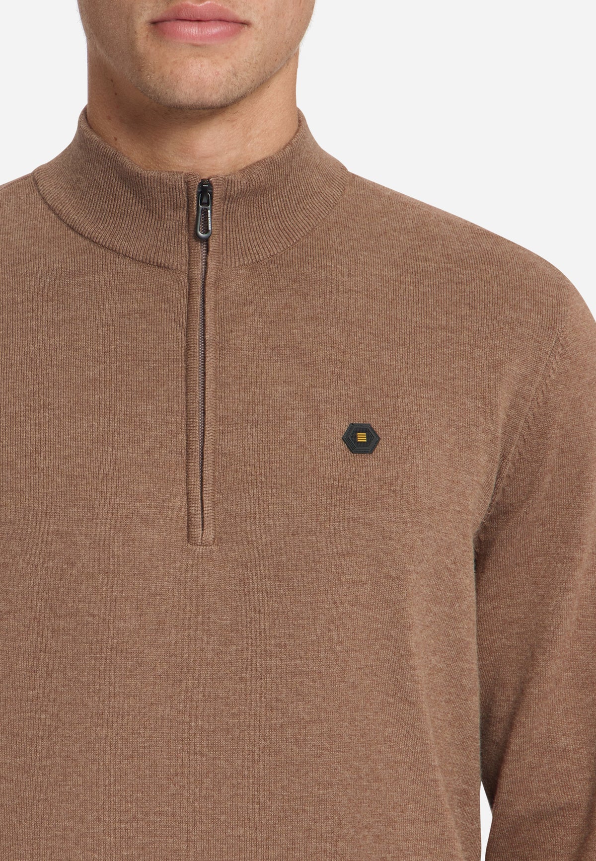 Pullover Half Zip Melange