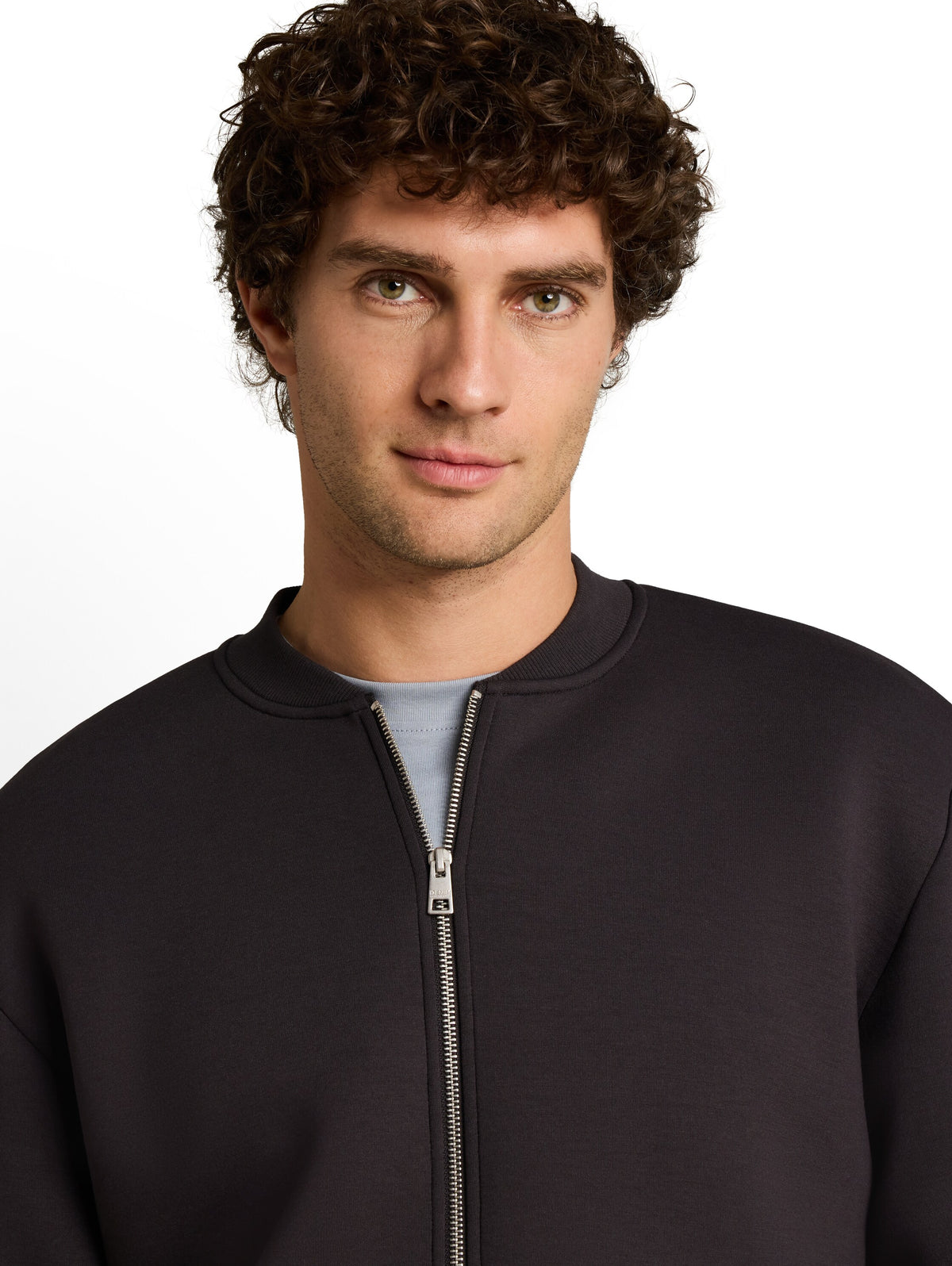 Relaxed Fit Scuba Hoodie Sweatjacke