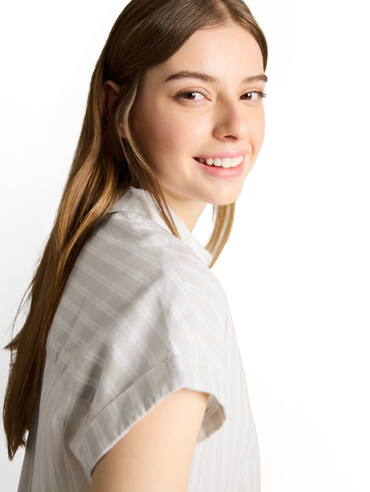 Bluse mit Streifenmuster