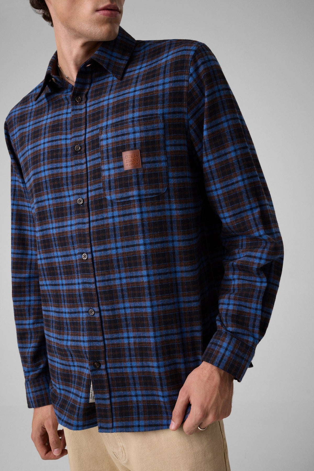 GJ REGULAR FIT FLANNEL SHIRT