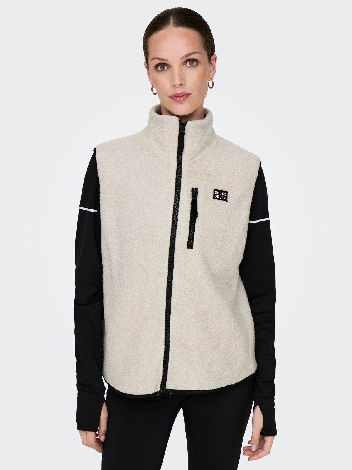 ONPMON HN FZIP TEDDY WAISTCOAT