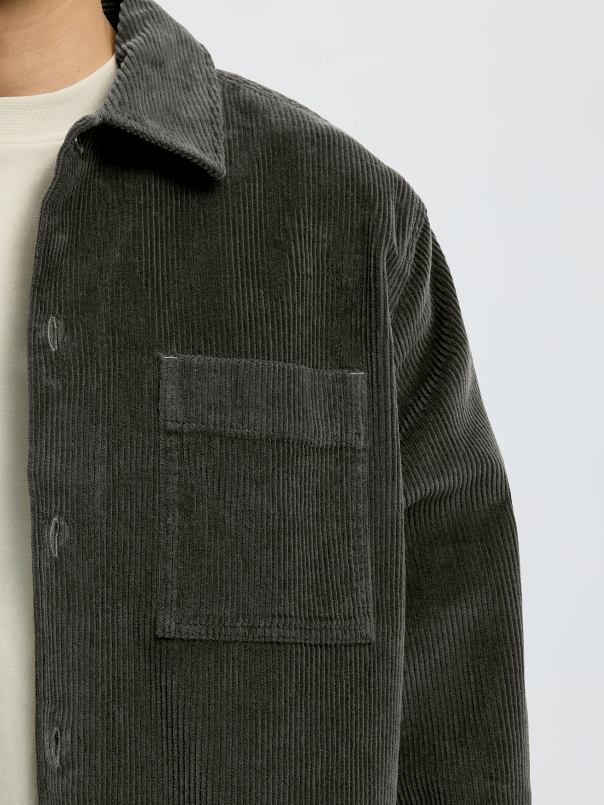 SLMOTTO-KRIS CORD OVERSHIRT NOOS