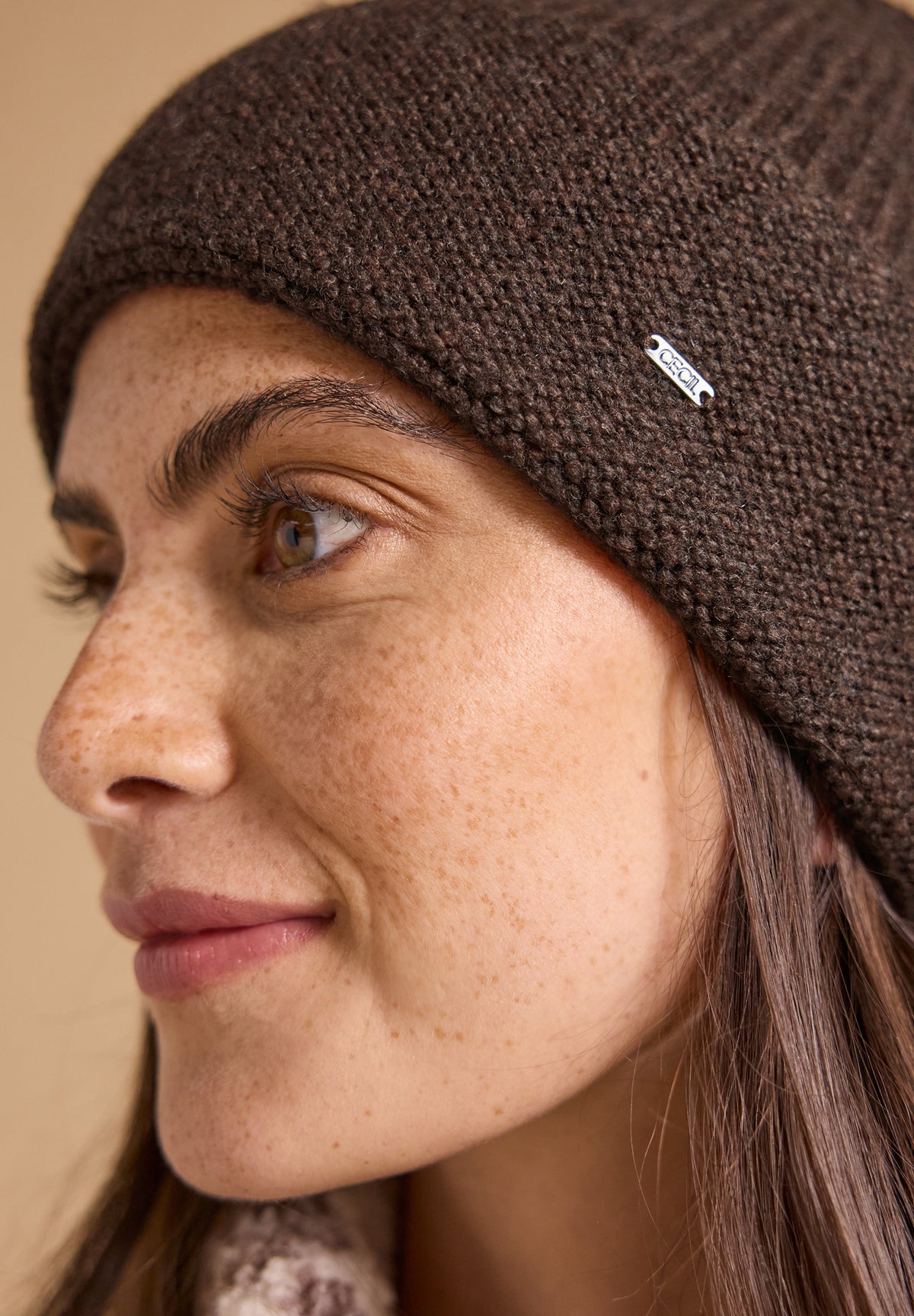 Beanie in Melange-Optik