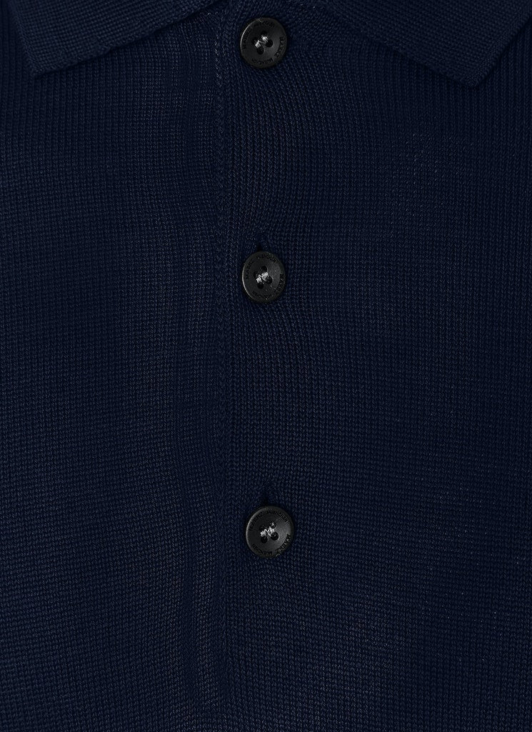 Pullover Polokragen Knopf 1/1 Arm