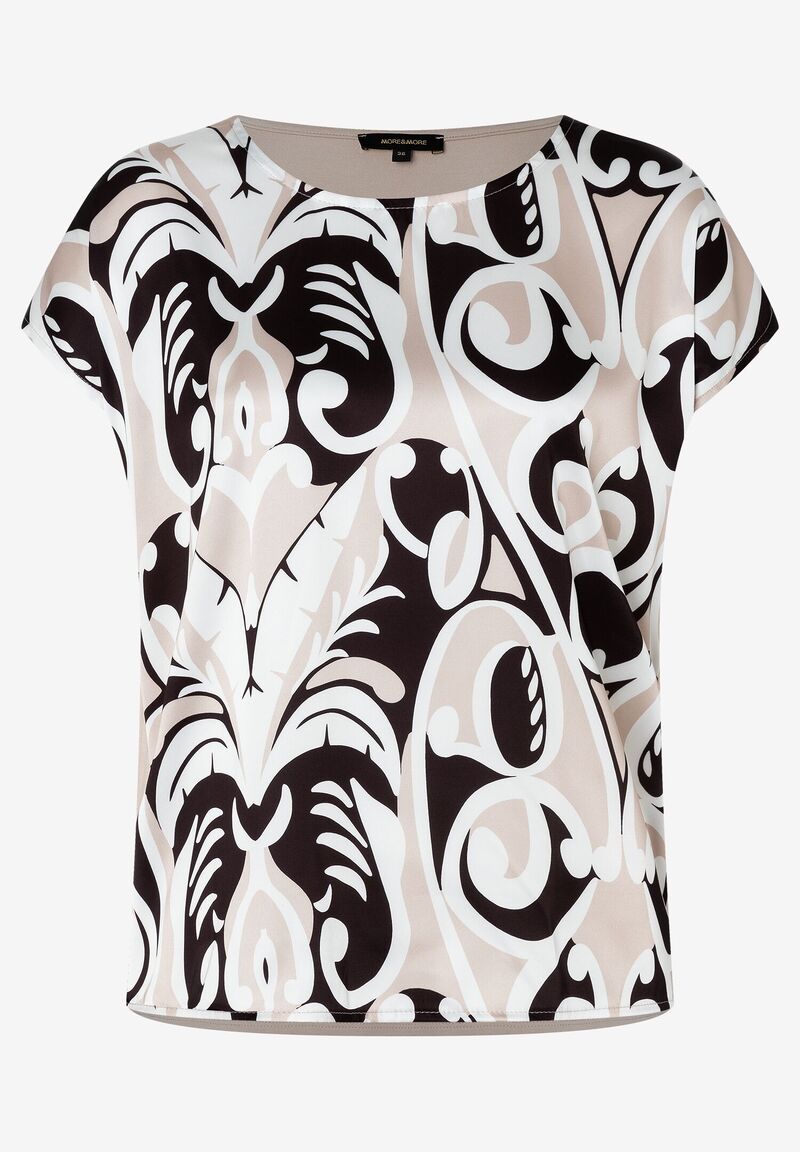 Blusenshirt Ornament Print Frühjahrs-Kollektion