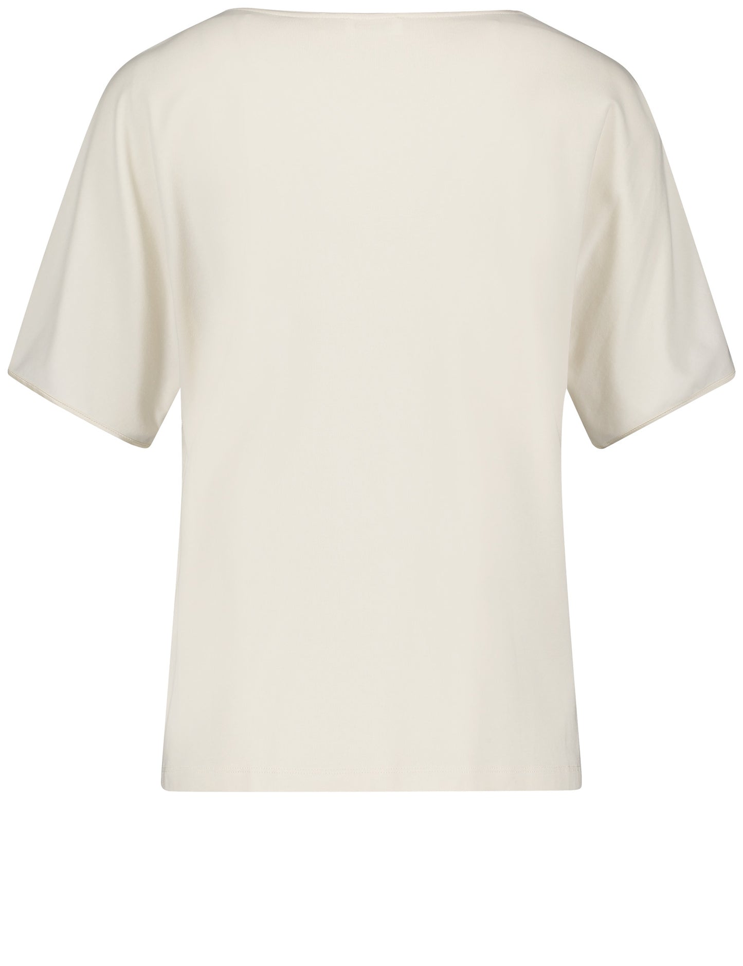 Fließendes Blusenshirt mit Material-Patch