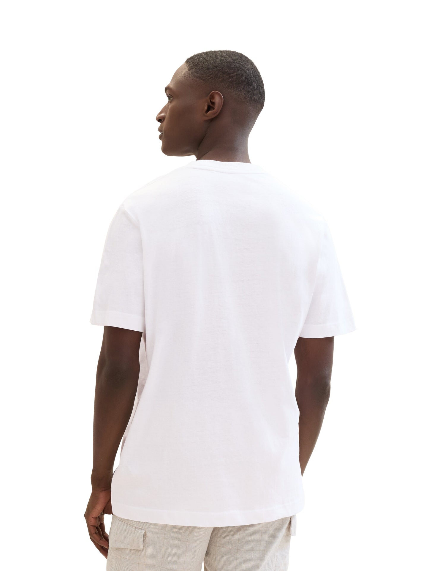 T-Shirt mit Leinenanteil