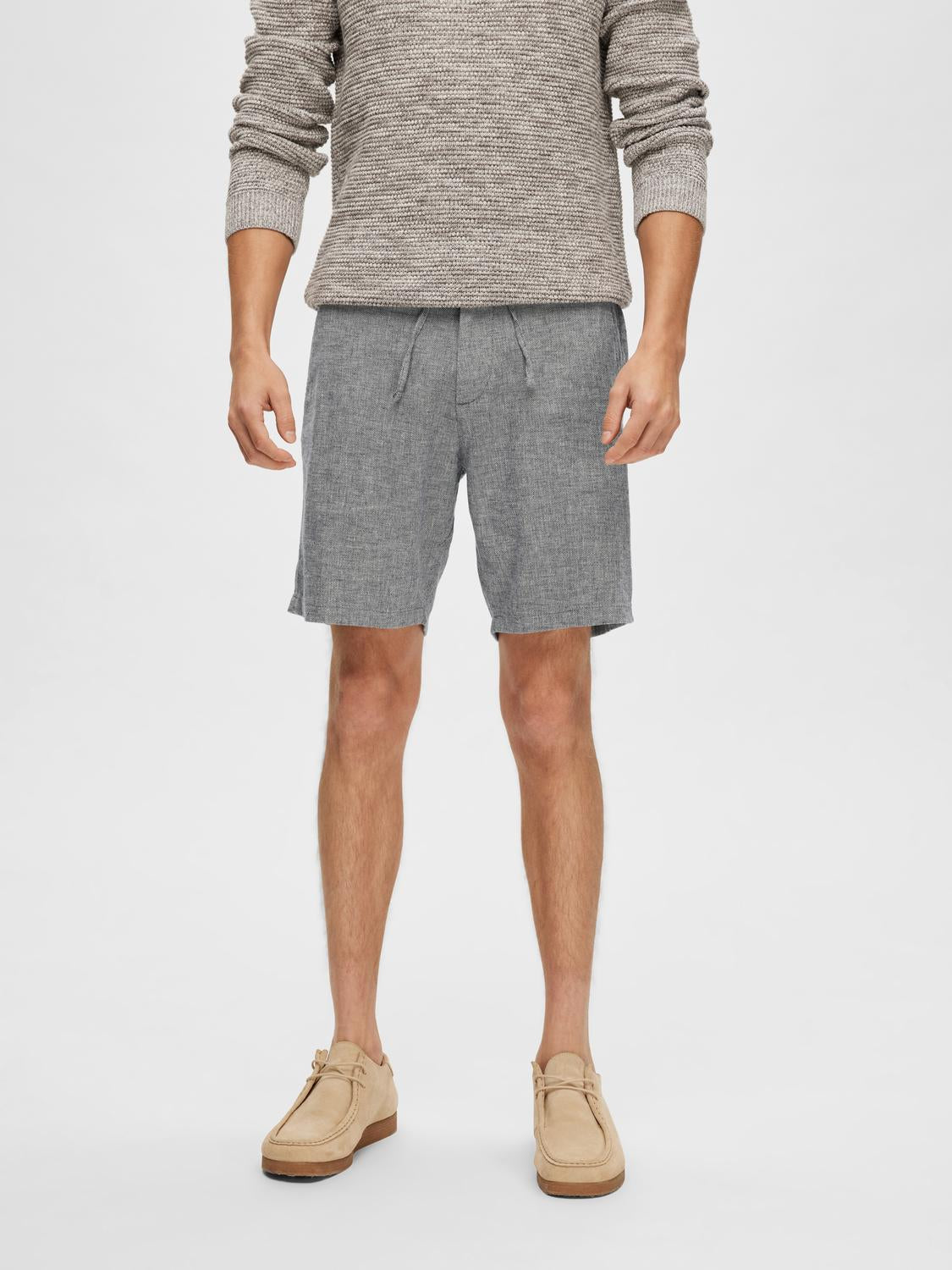 SLHREGULAR-BRODY LINEN SHORTS NOOS