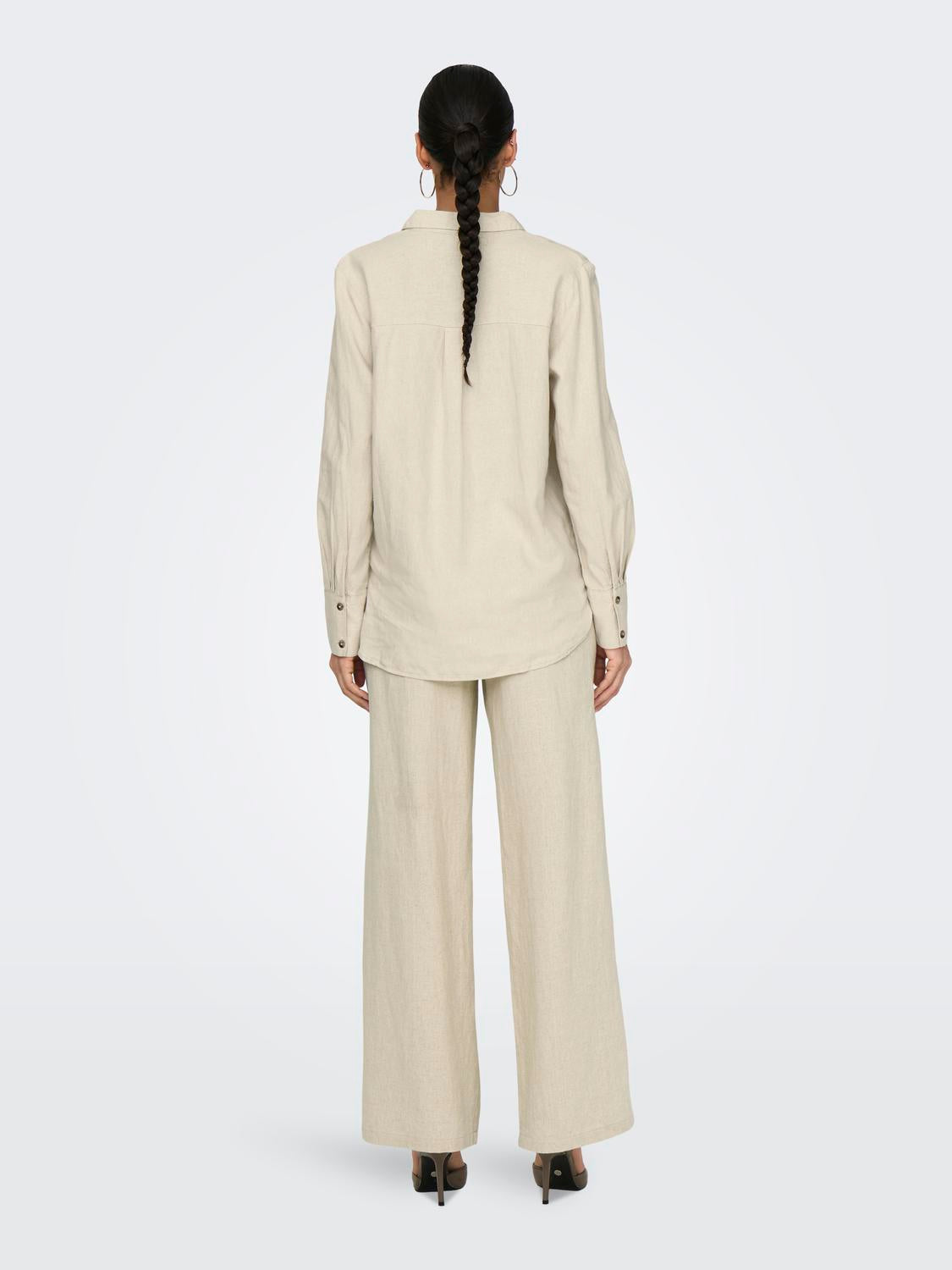 JDYSAY L/S LINEN LOOSE SHIRT WVN NOOS
